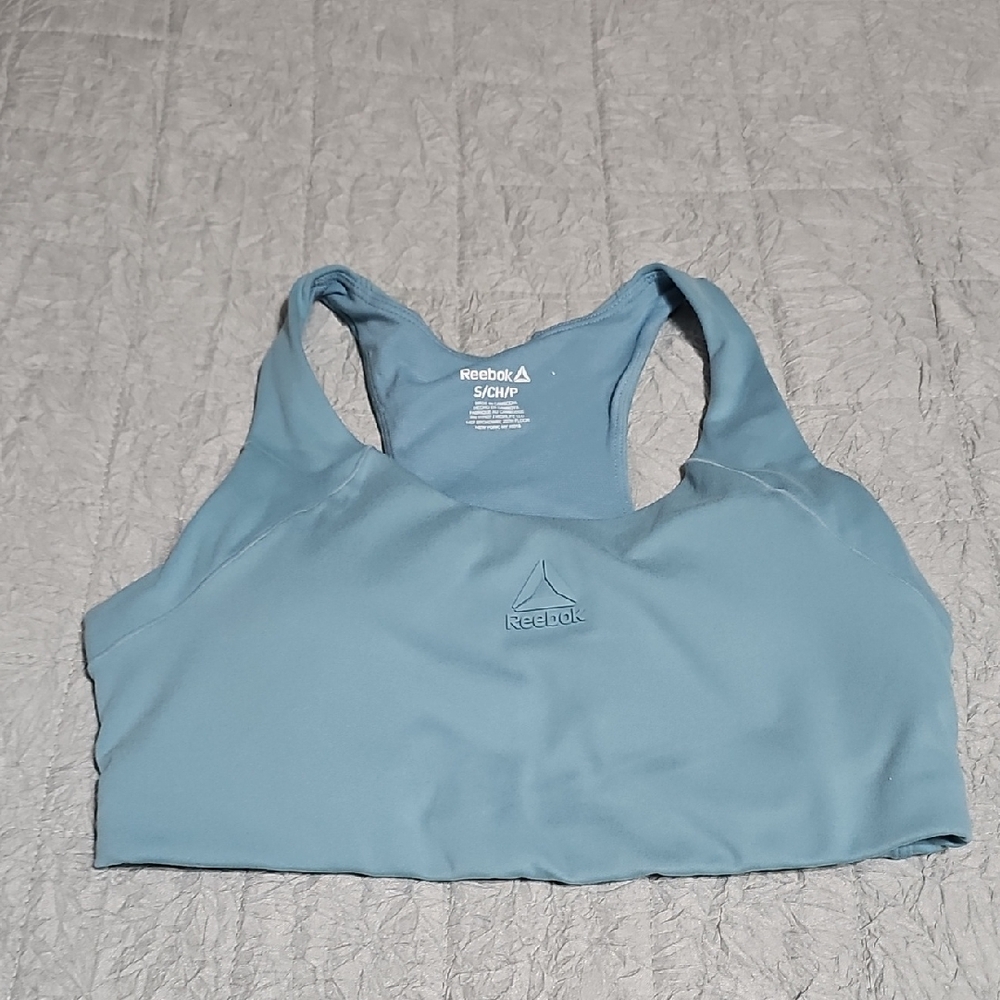 Reebok Light Blue Racerback Sports Bra